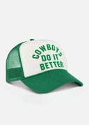 Diamond cross ranch cowboys do it better cap