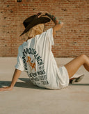 Diamond cross ranch white t-shirt