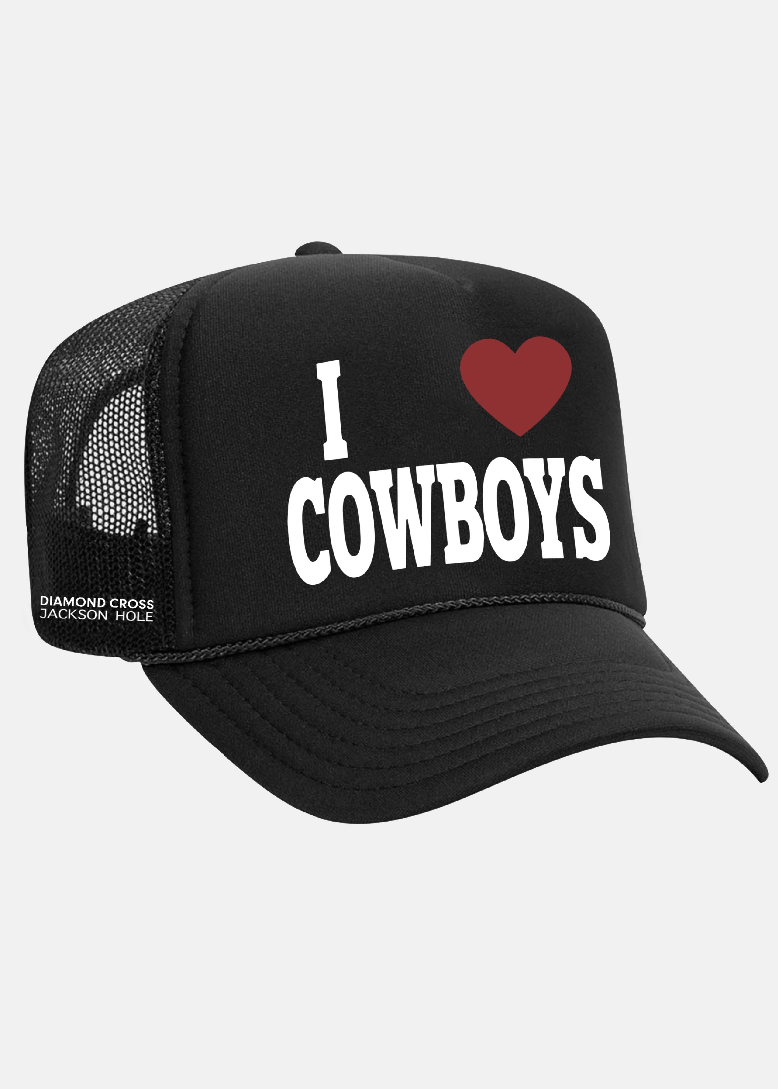 I Heart Cowboys Trucker
