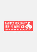 Cowboys Babies Sticker