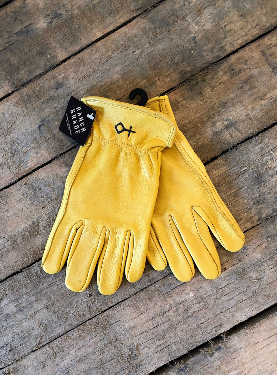 Deerskin Leather Mechanics Gloves