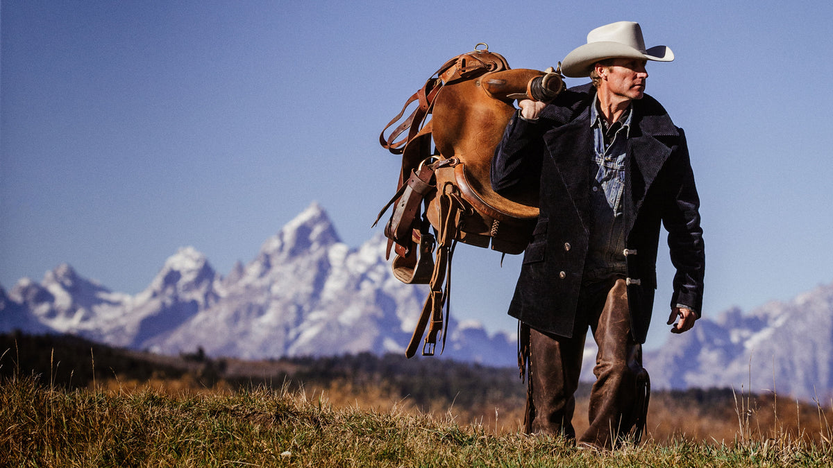 Navy | Diamond cross ranch Corduroy Cowboy Jacket