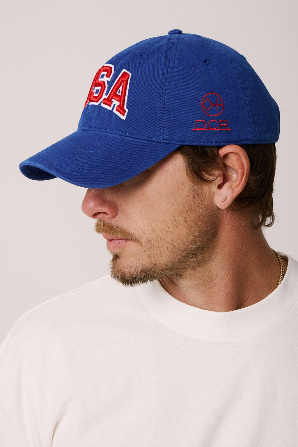 Blue USA Hat | Diamond cross ranch USA Collection cap