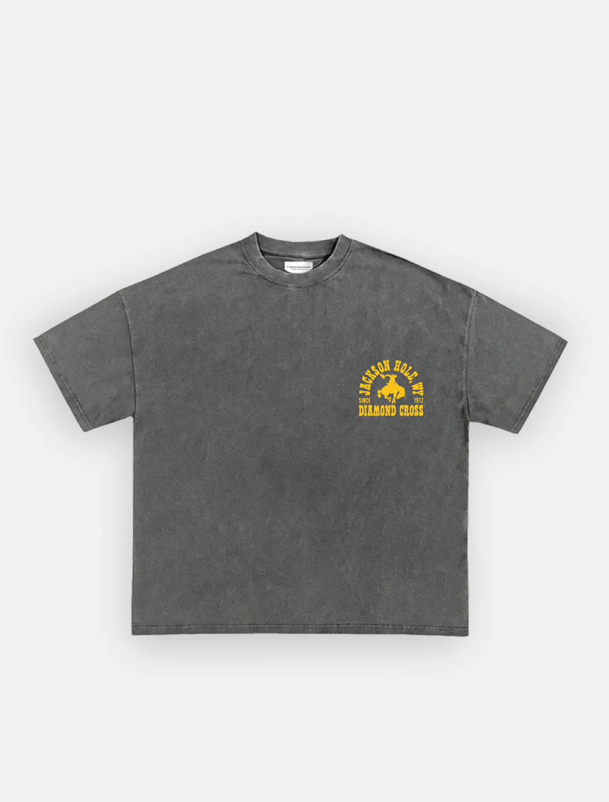 Sun Faded Black & Rodeo Gold | Buckin Tee