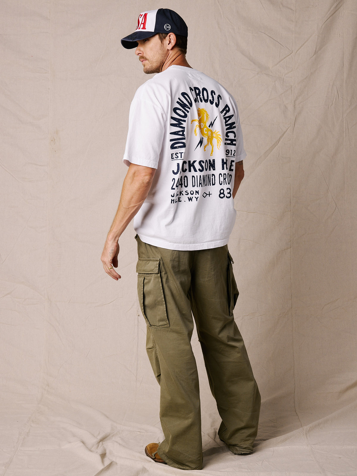 White | Address Tee