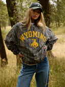 Distressed Camo Crewneck