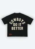 Black | Diamond Cross Ranch Cowboys Do It Better Tshirt