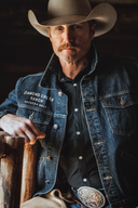 Diamond Cross Trucker Jacket