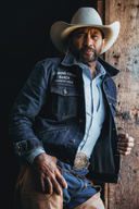 Diamond Cross Trucker Jacket