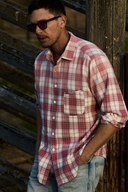 Sun Faded Flannel Shirts