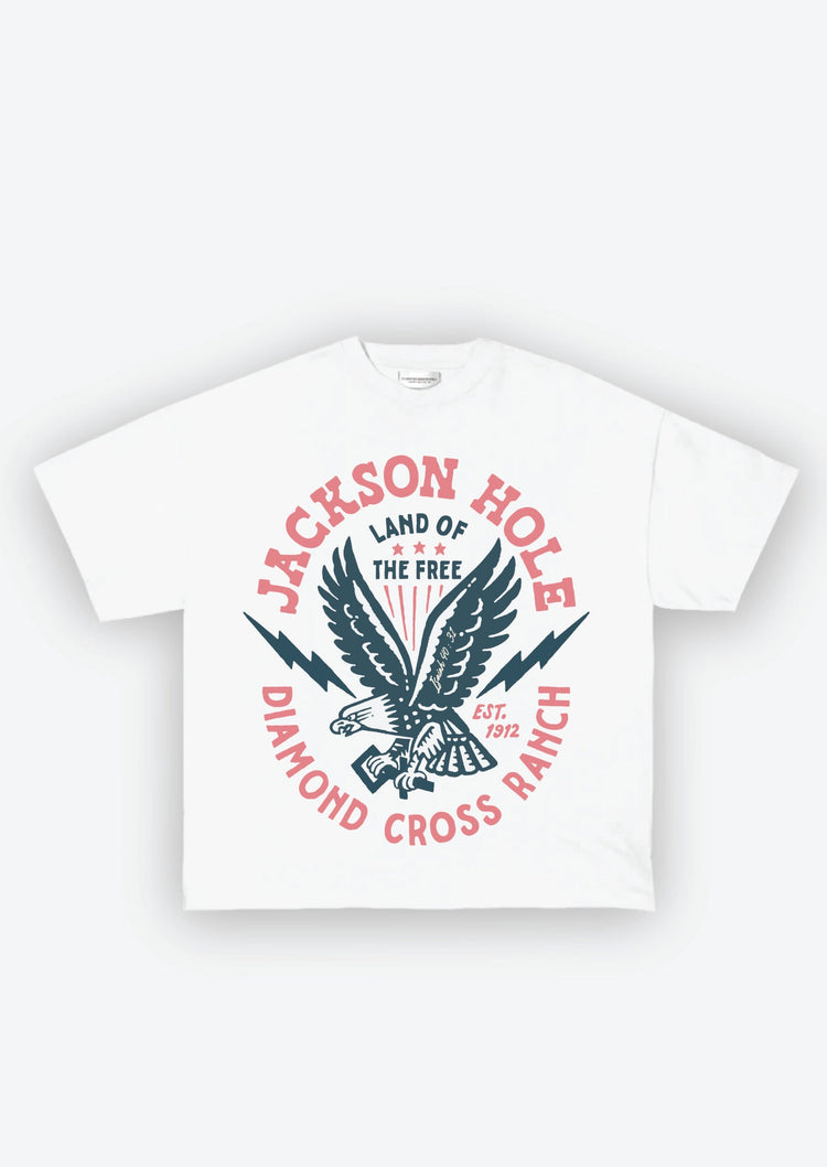 Diamond Cross Ranch Hi Flyer (Front Graphic) T-Shirt 