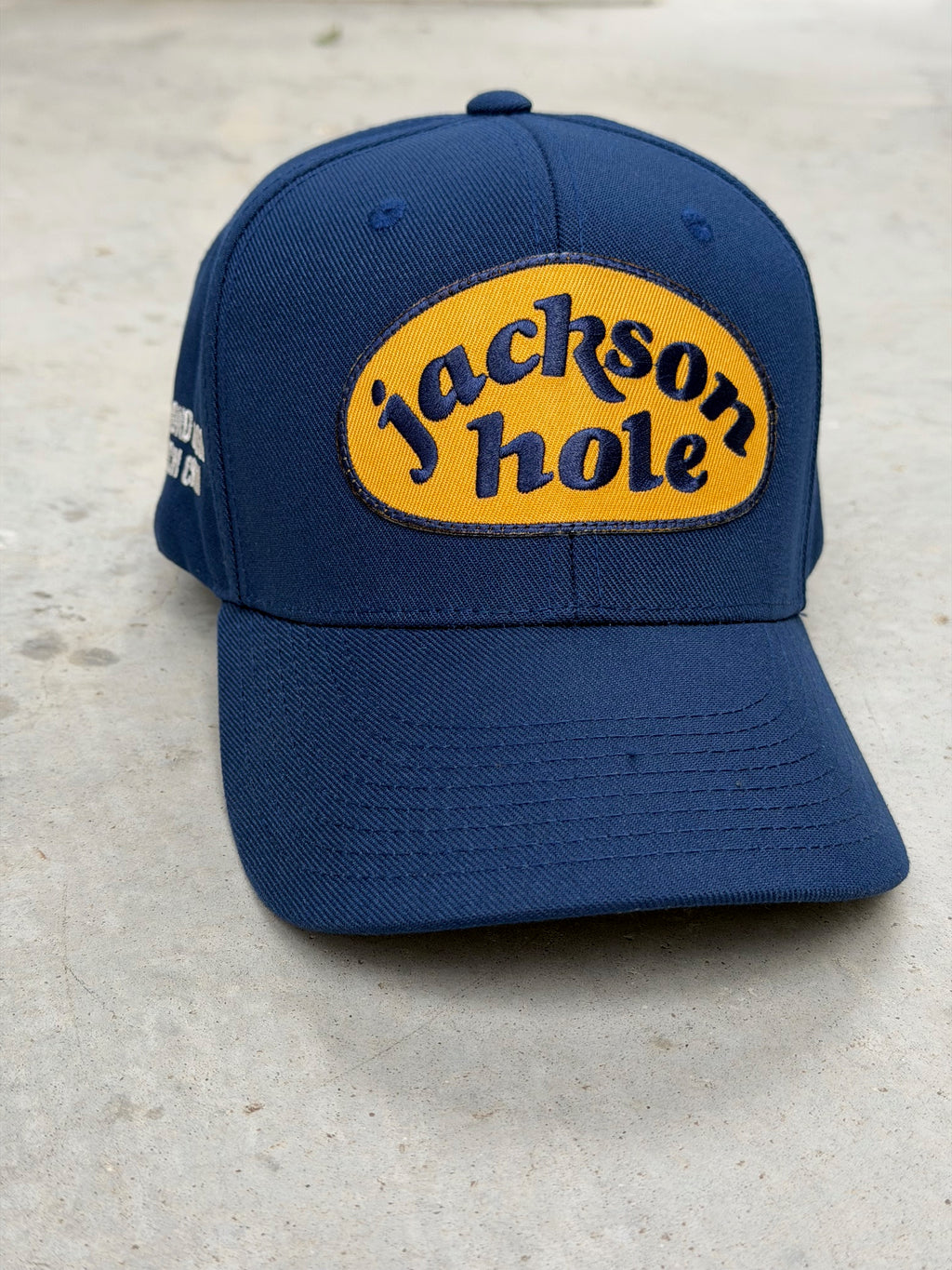 Navy Jackson Hole Patch Hat | Patch Hats