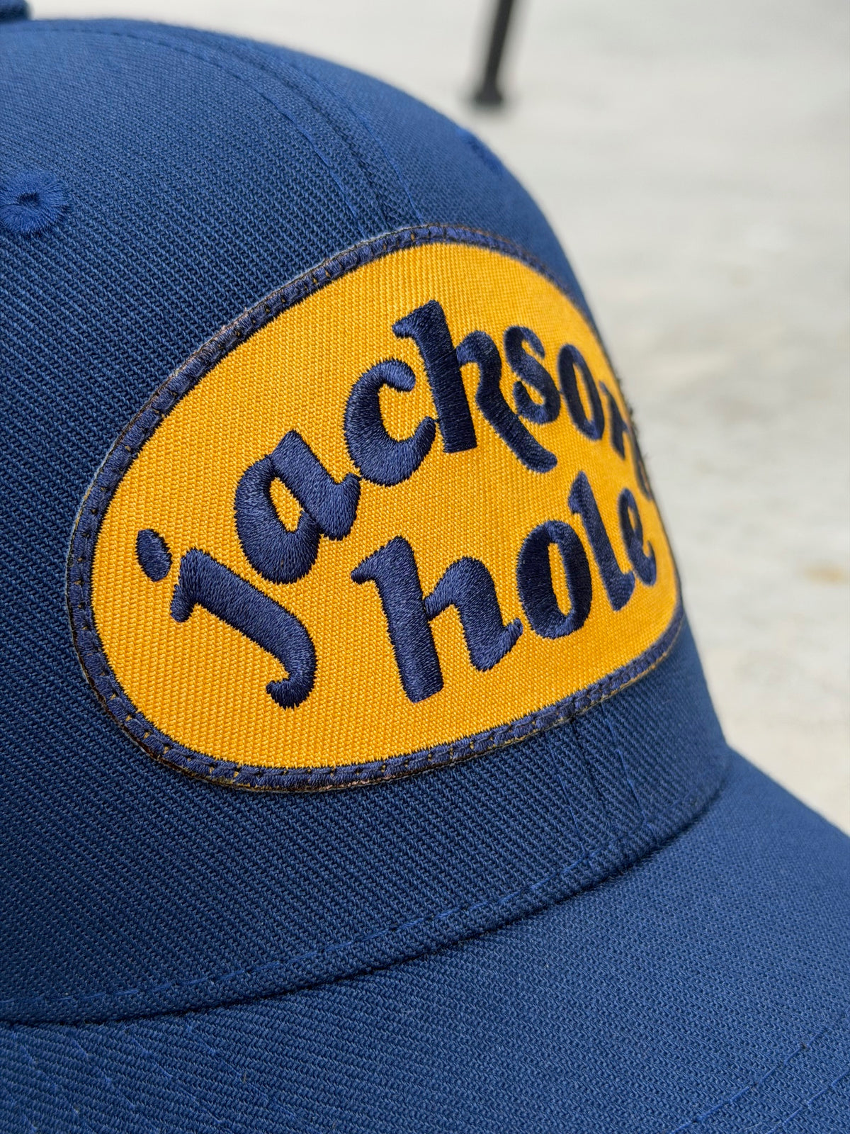 Navy Jackson Hole Patch Hat | Patch Hats
