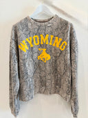 Distressed Camo Crewneck