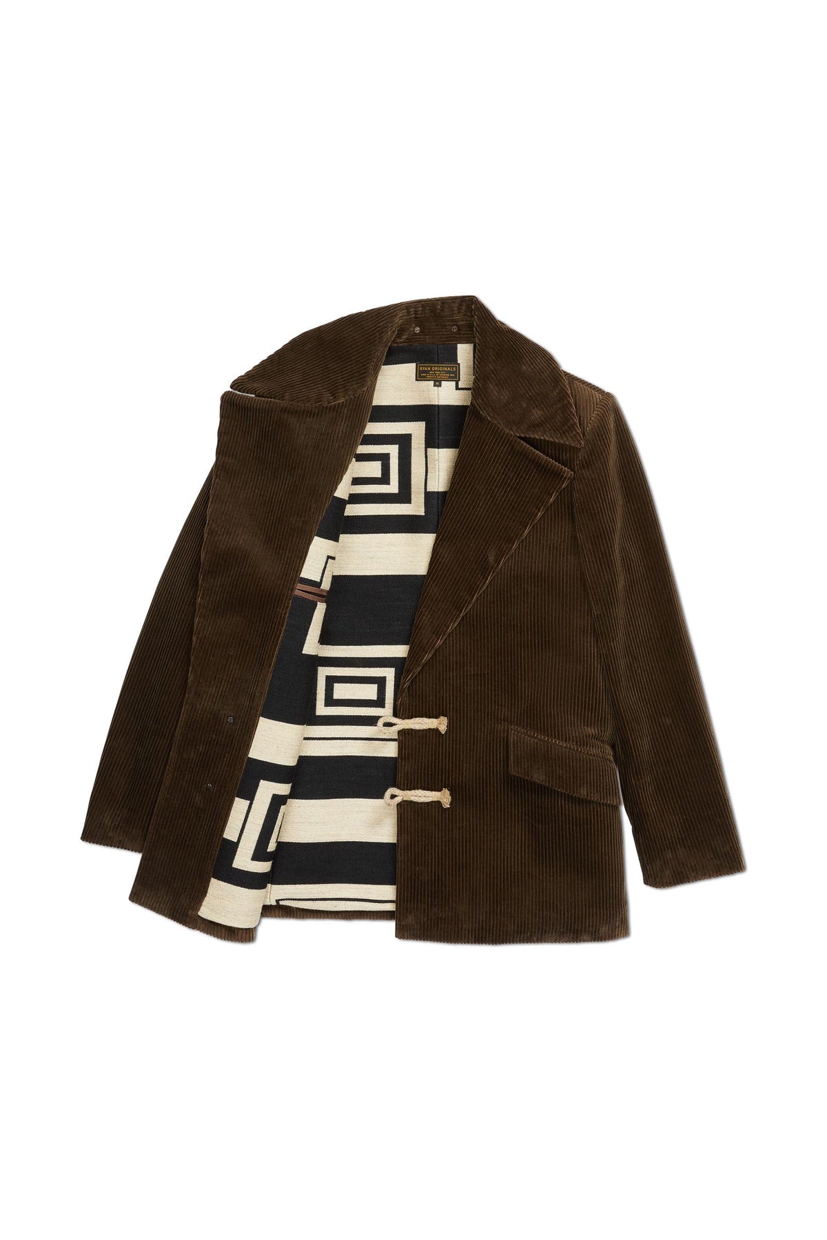 Brown | Diamond cross ranch Corduroy Cowboy Jacket