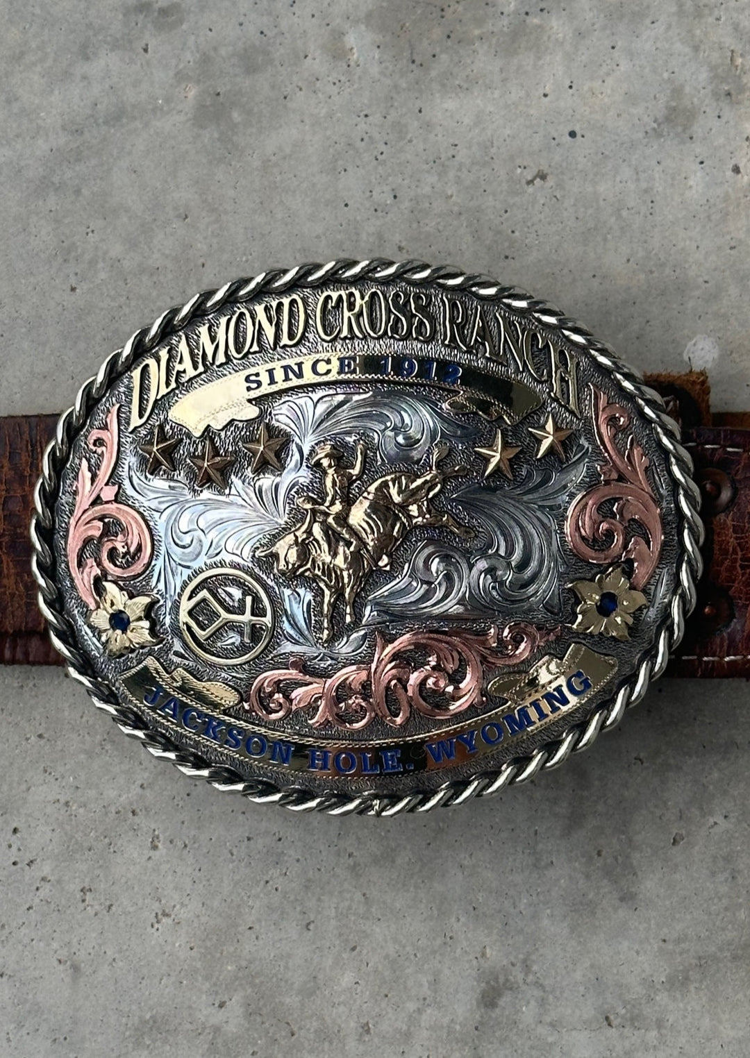 Western Rodeo Belt Buckle