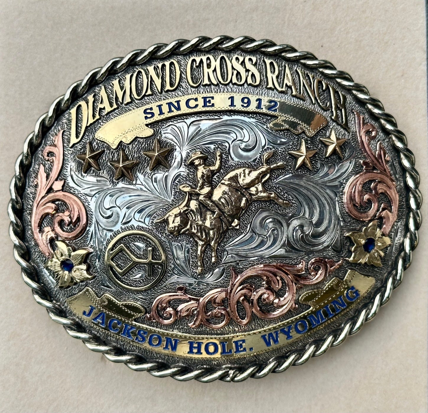 Rodeo Buckles Jackson Hole gear Grand Tetons Diamond Cross Ranch