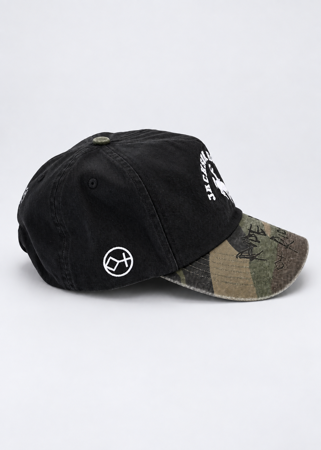 Jackson Black w Camo Brim | Camo Range Cap