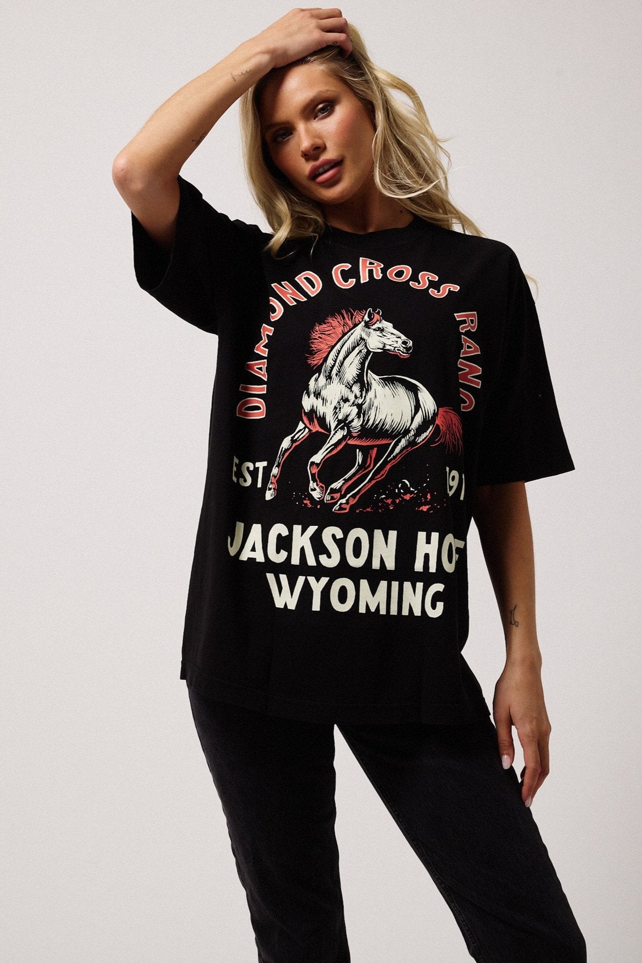 Bronco | Jackson Hole t-shirts – Diamond Cross Ranch
