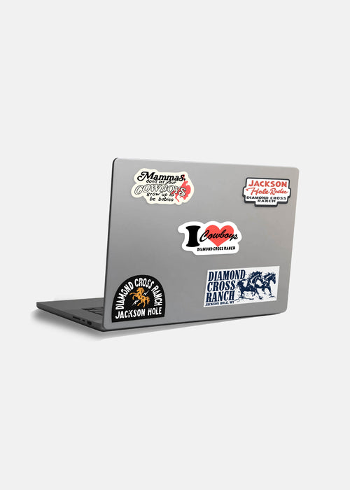 Blue Horse Sticker