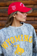 Distressed Camo Crewneck