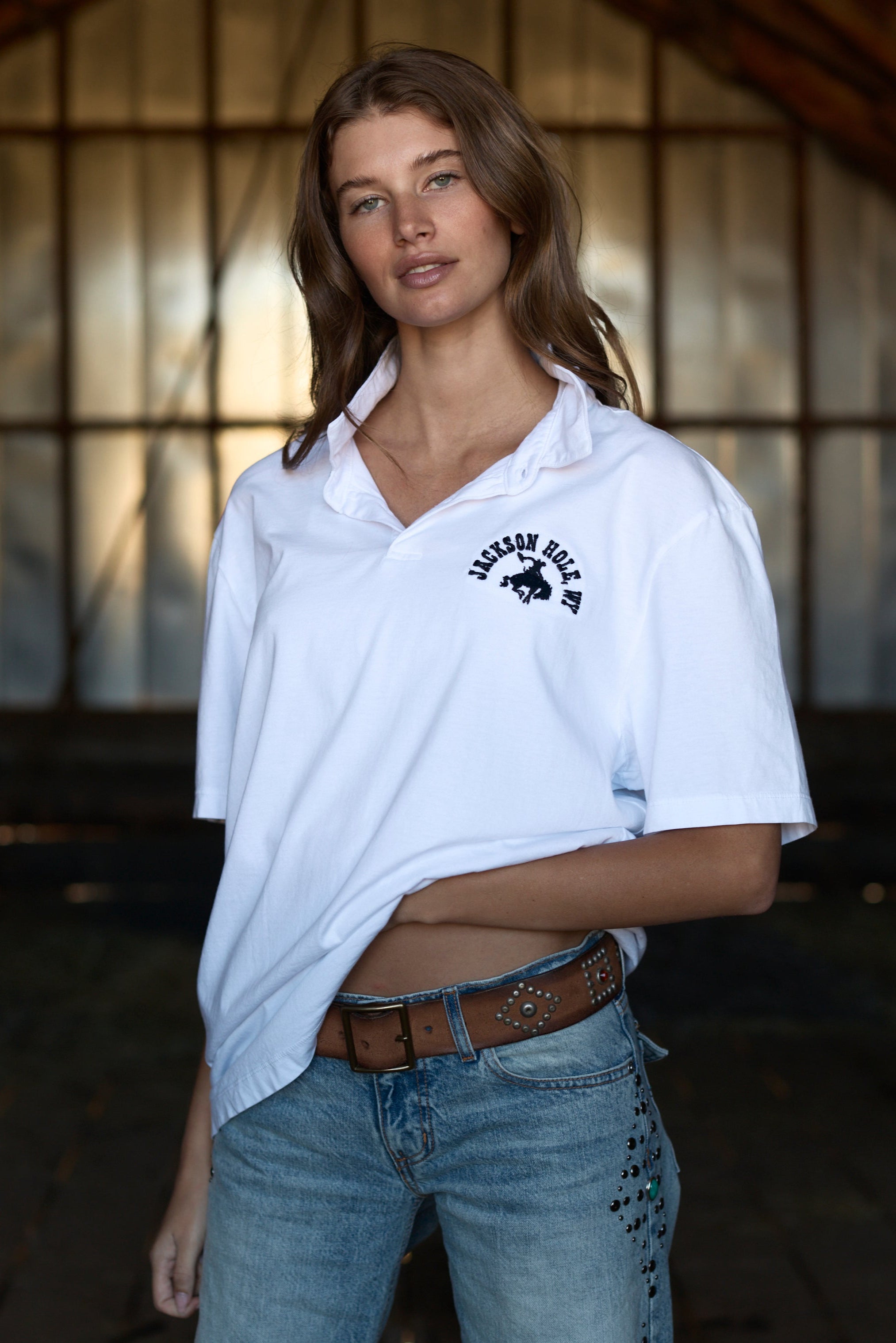 Bg Polo Ranch Jackson Hole Preppy Polo – Diamond Cross Ranch