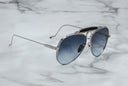 Jacques Marie Mage x Diamond Cross Sunglasses