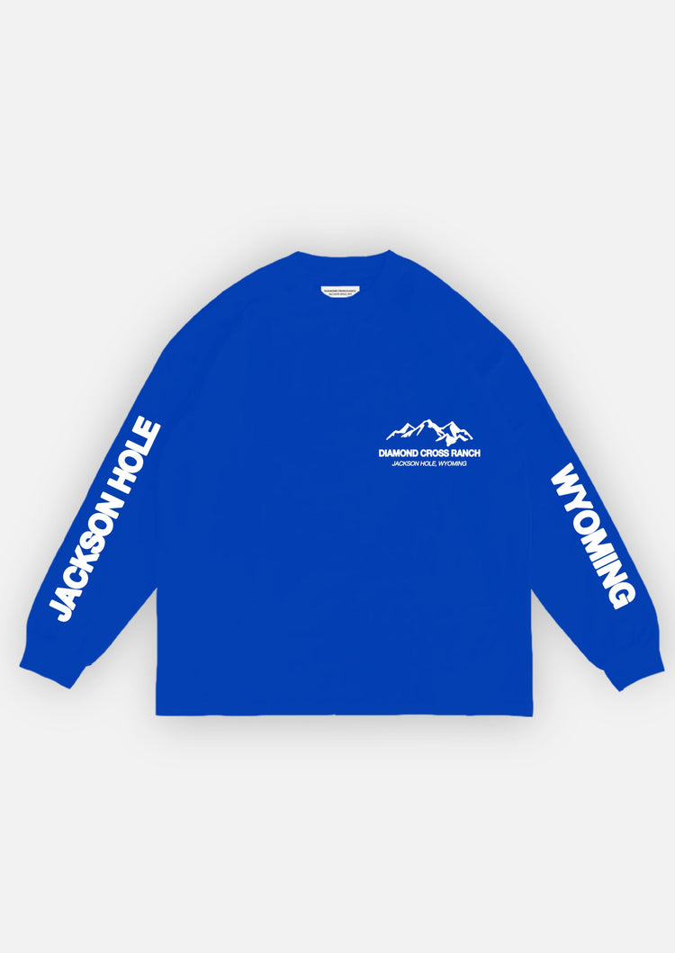 Diamond Cross Ranch Yellowstone Wyoming Blue Trailblazer Longsleeve