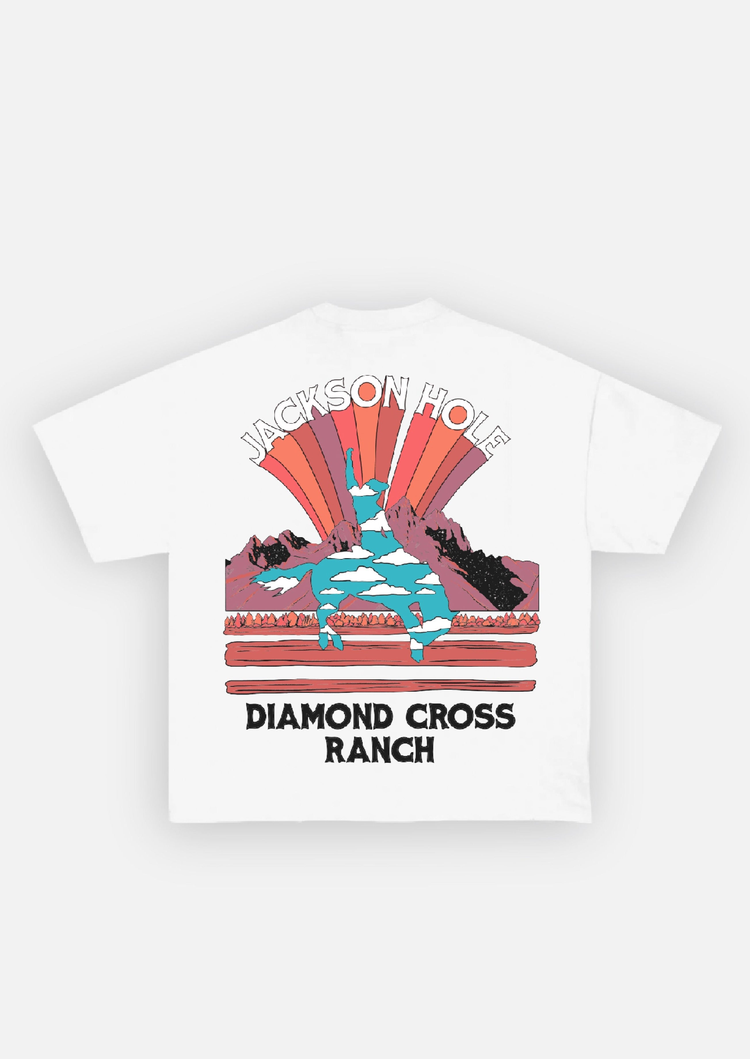 Diamond Cross Ranch Colorful T-Shirt