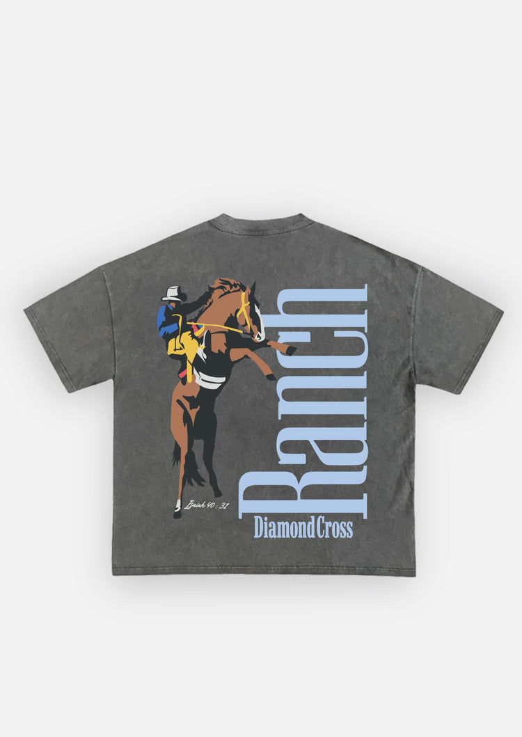 Diamond Cross Ranch RANCH Buck T-Shirt