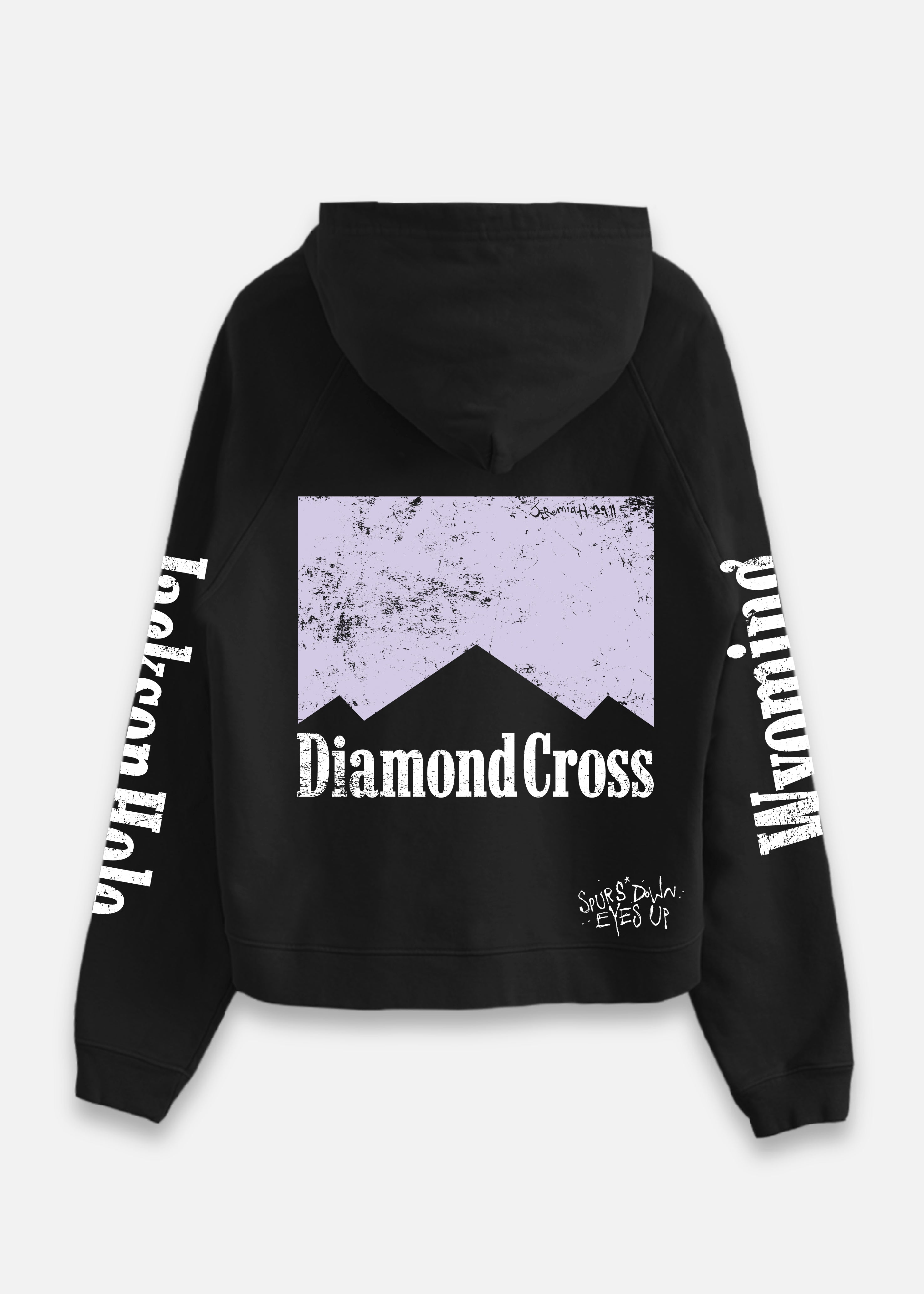 Diamond Cross Ranch Marlboro Man Wyoming Black Hoodie