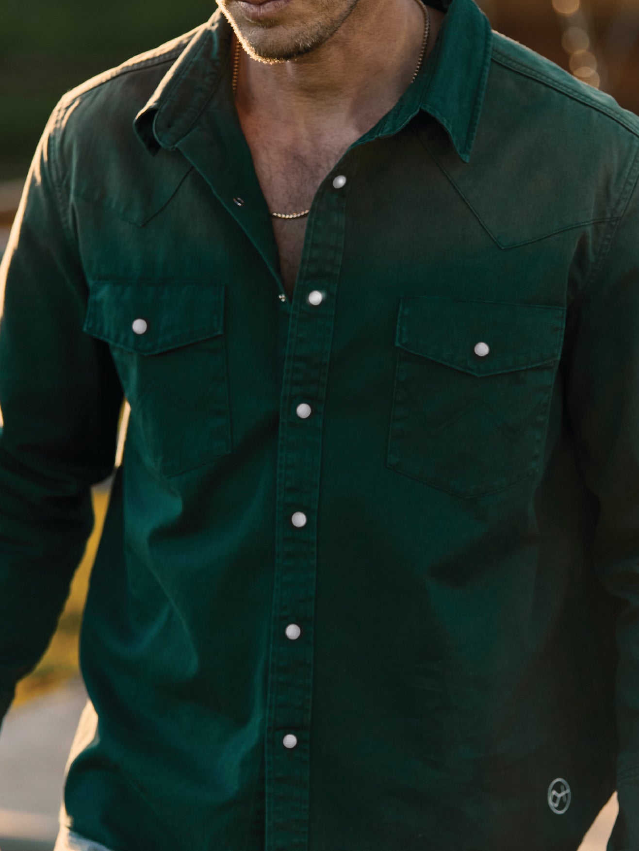 シャツ SUN SEA Overdye Cowboy Shirt 16S16 Sun Faded Cowboy Shirts | Diamond Cross Ranch