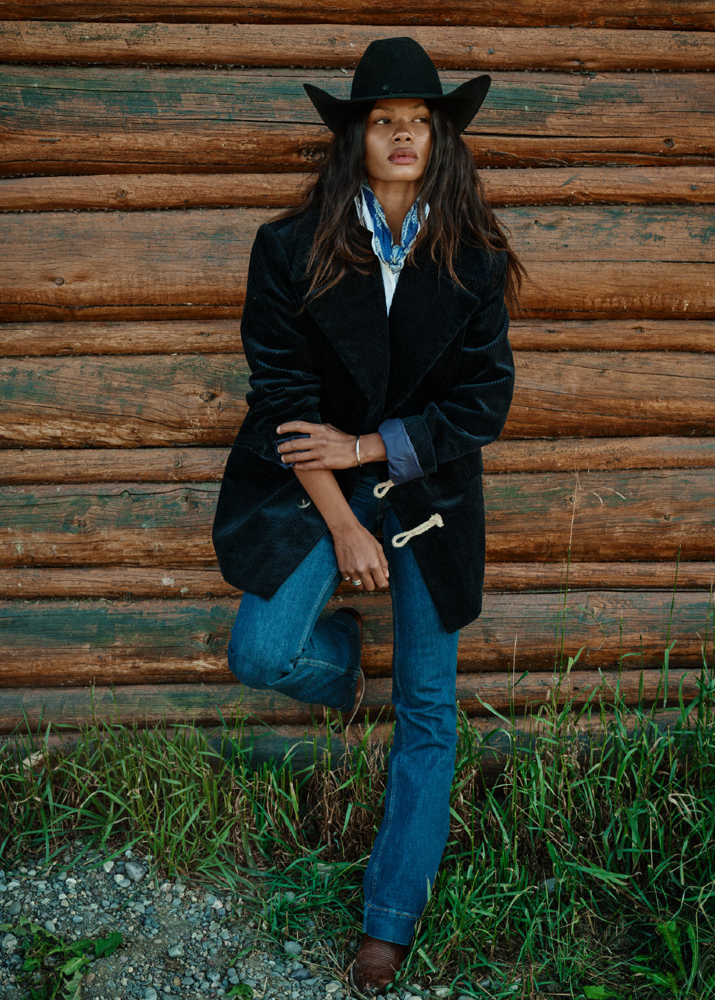 Navy | Corduroy Cowboy Jacket