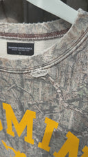Distressed Camo Crewneck