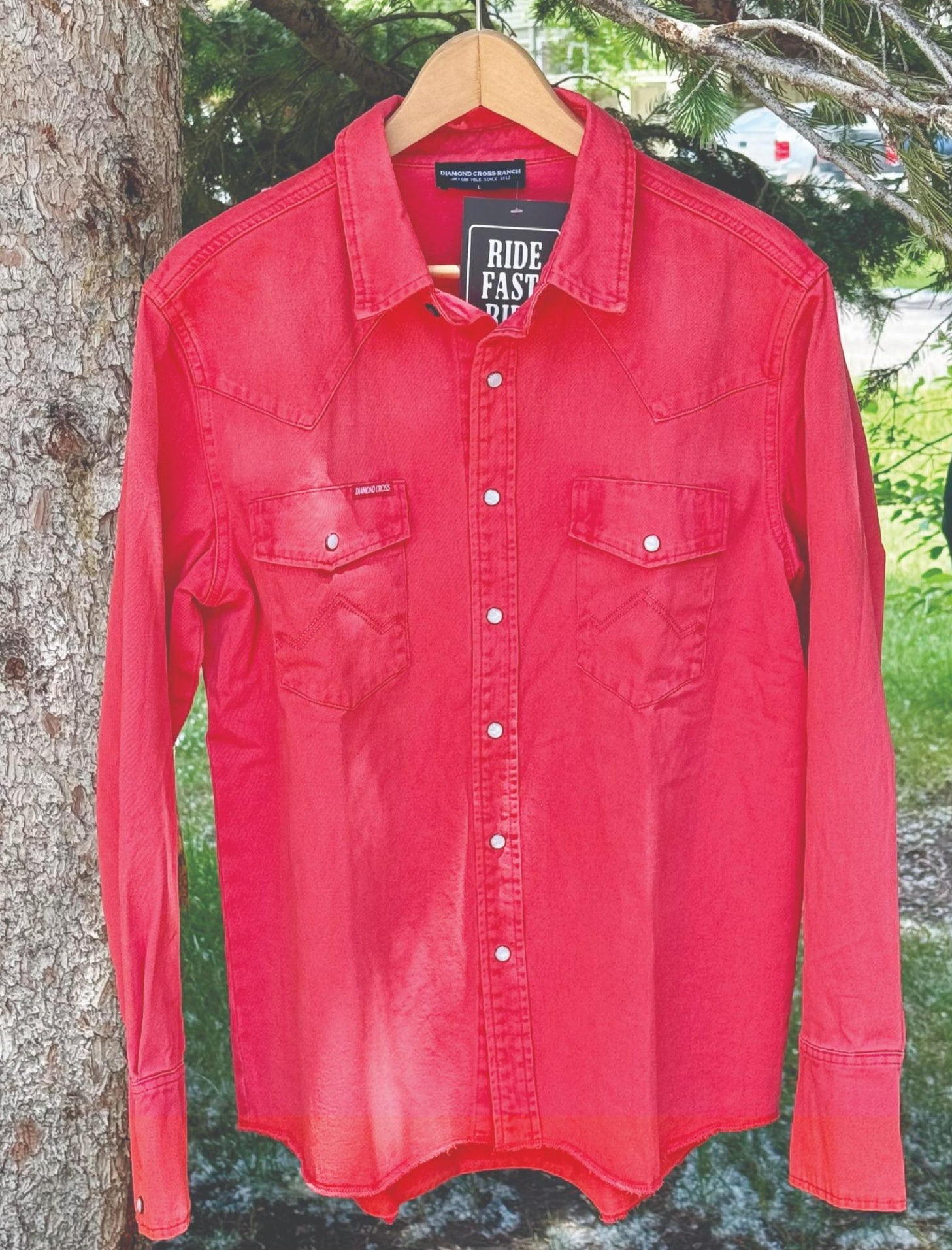 Sun Faded Cowboy Shirts – Diamond Cross Ranch Sun Faded Cowboy Shirts – Diamond Cross Ranch