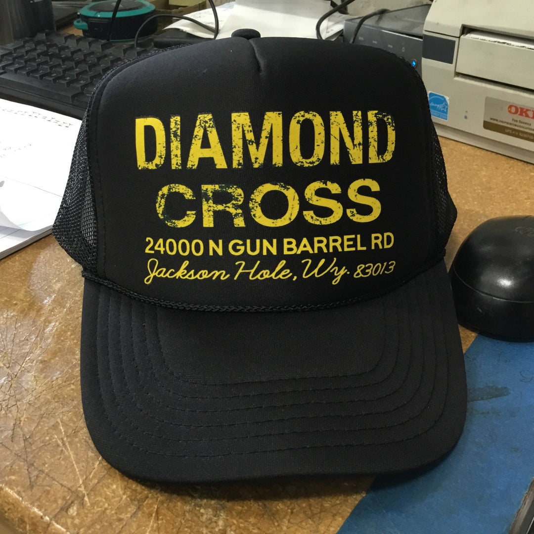 Diamond Cross Ranch Ranch Address Trucker Cap