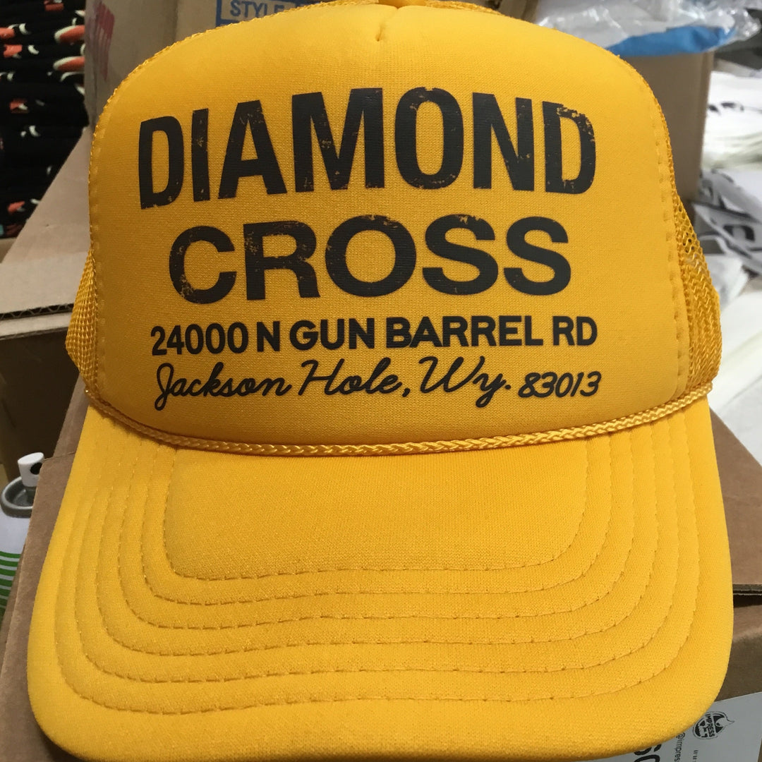 Diamond Cross Ranch Ranch Address Trucker Cap