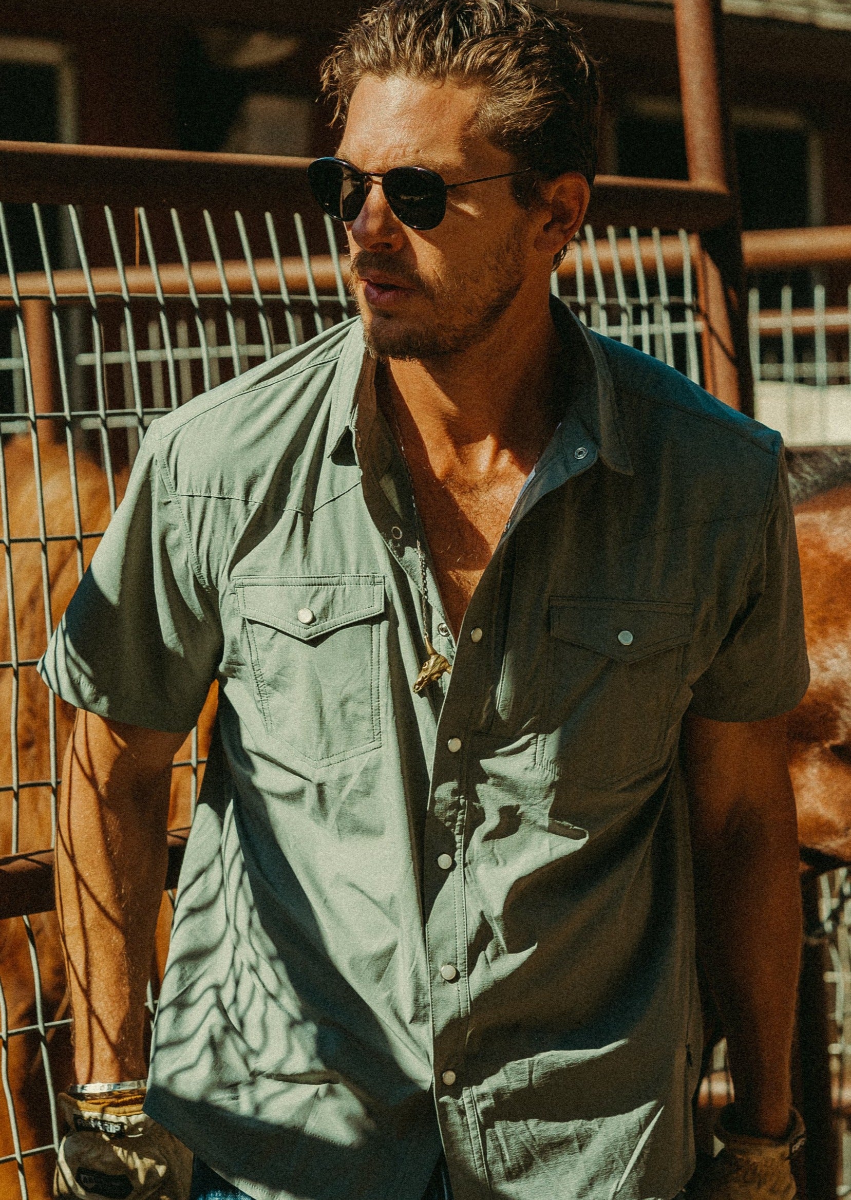 Short Sleeve Cowboy Shirt