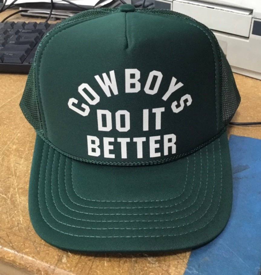 COWBOYS Do It Better Trucker Hat  