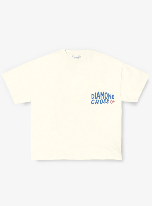 Vintage White | Diamond Cross Ranch Yellowstone White Hi Flyer T-Shirt
