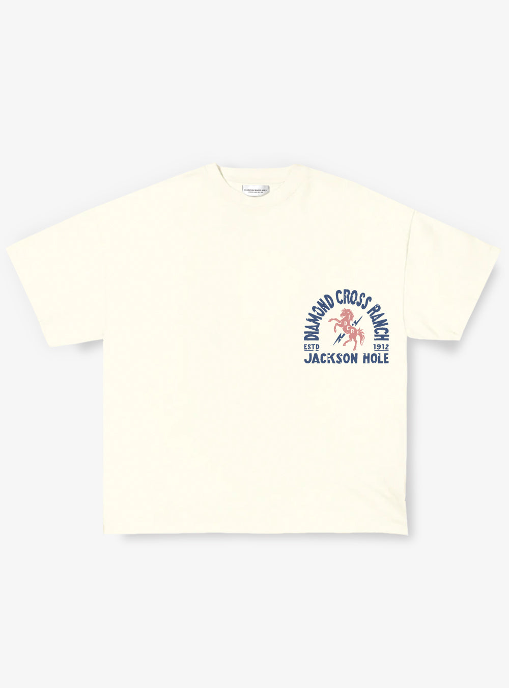 Diamond Cross Ranch White T-Shirt