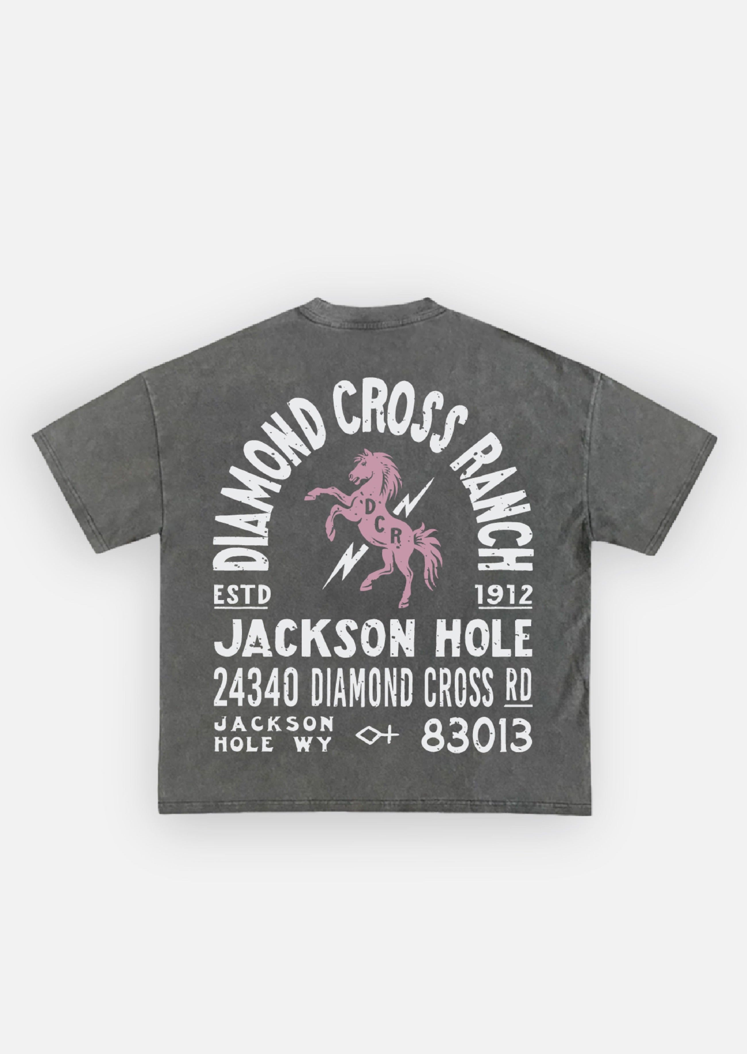 Diamond Cross Ranch black T-Shirt