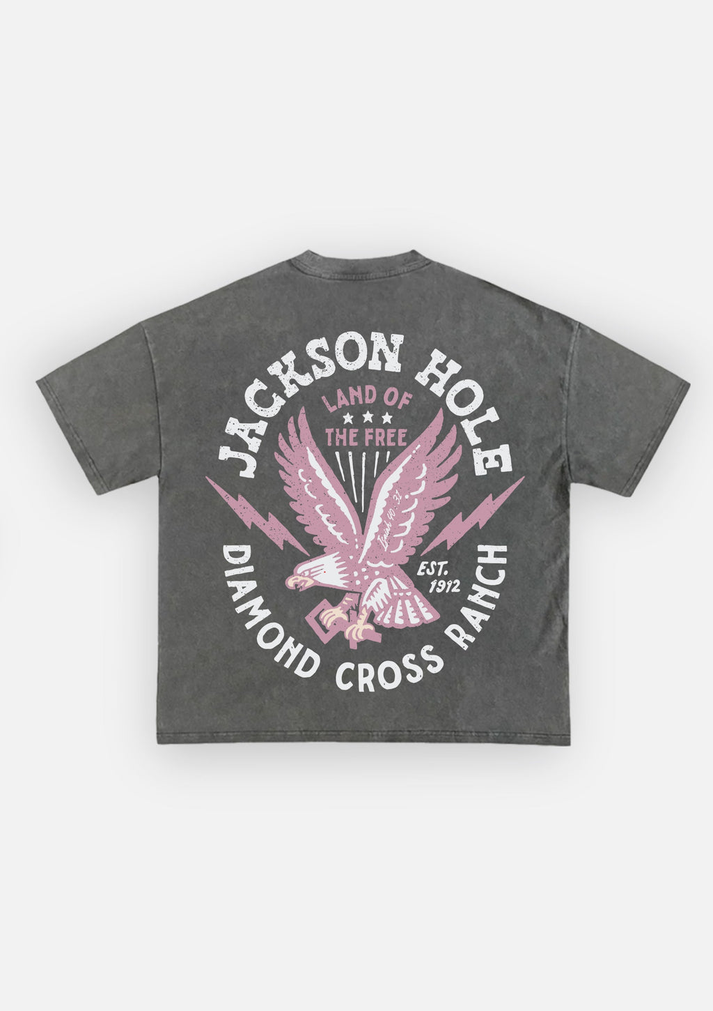 Black Distressed | Diamond Cross Ranch Yellowstone Black Hi Flyer T-Shirt