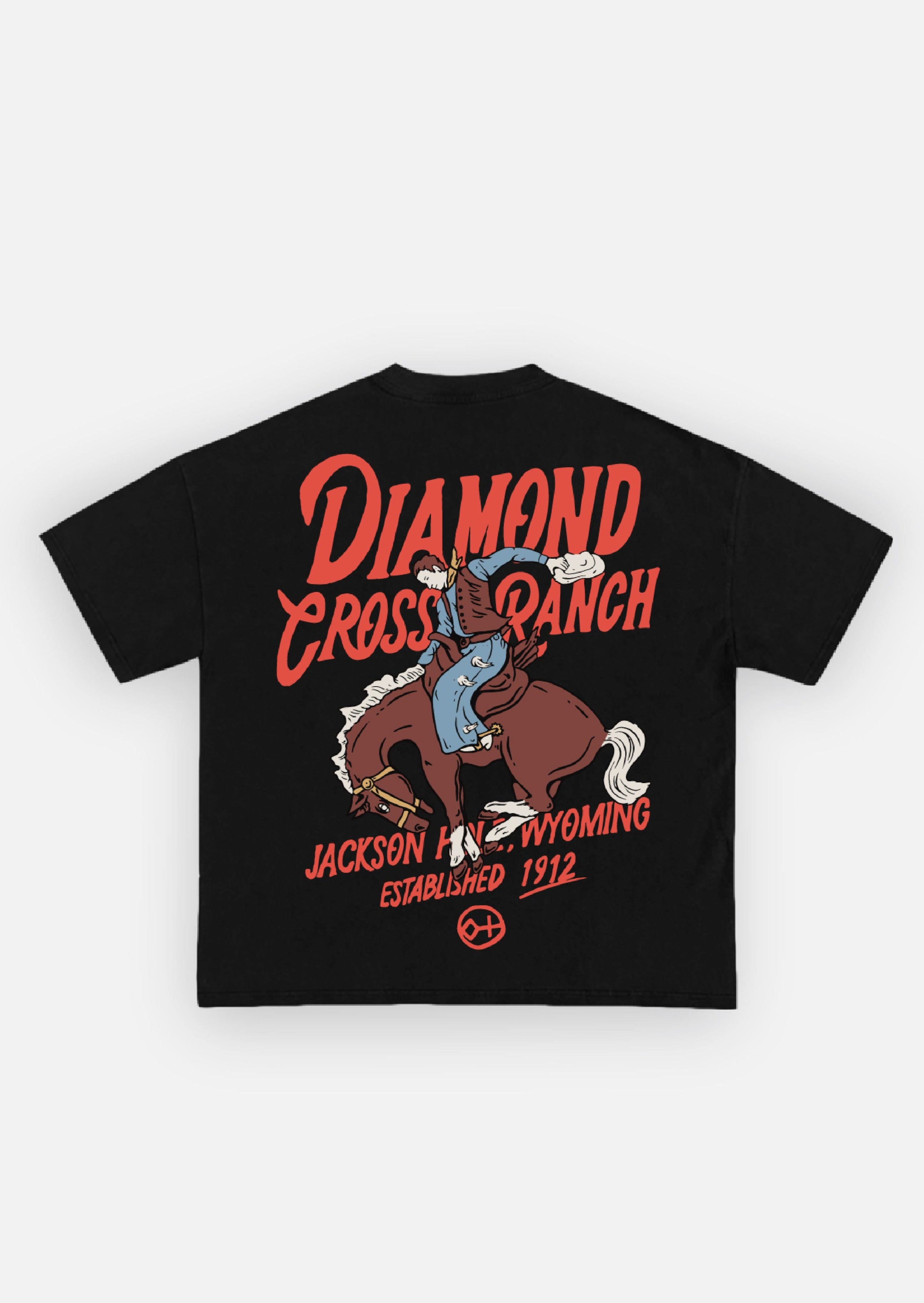 Diamond Cross Ranch Buck Yeah Black T-shirt 