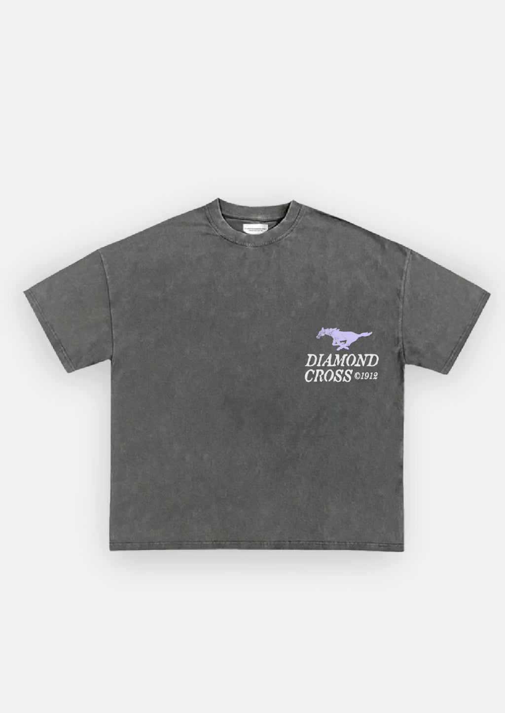 Black Distressed | Diamond Cross Ranch Runnin T-Shirt