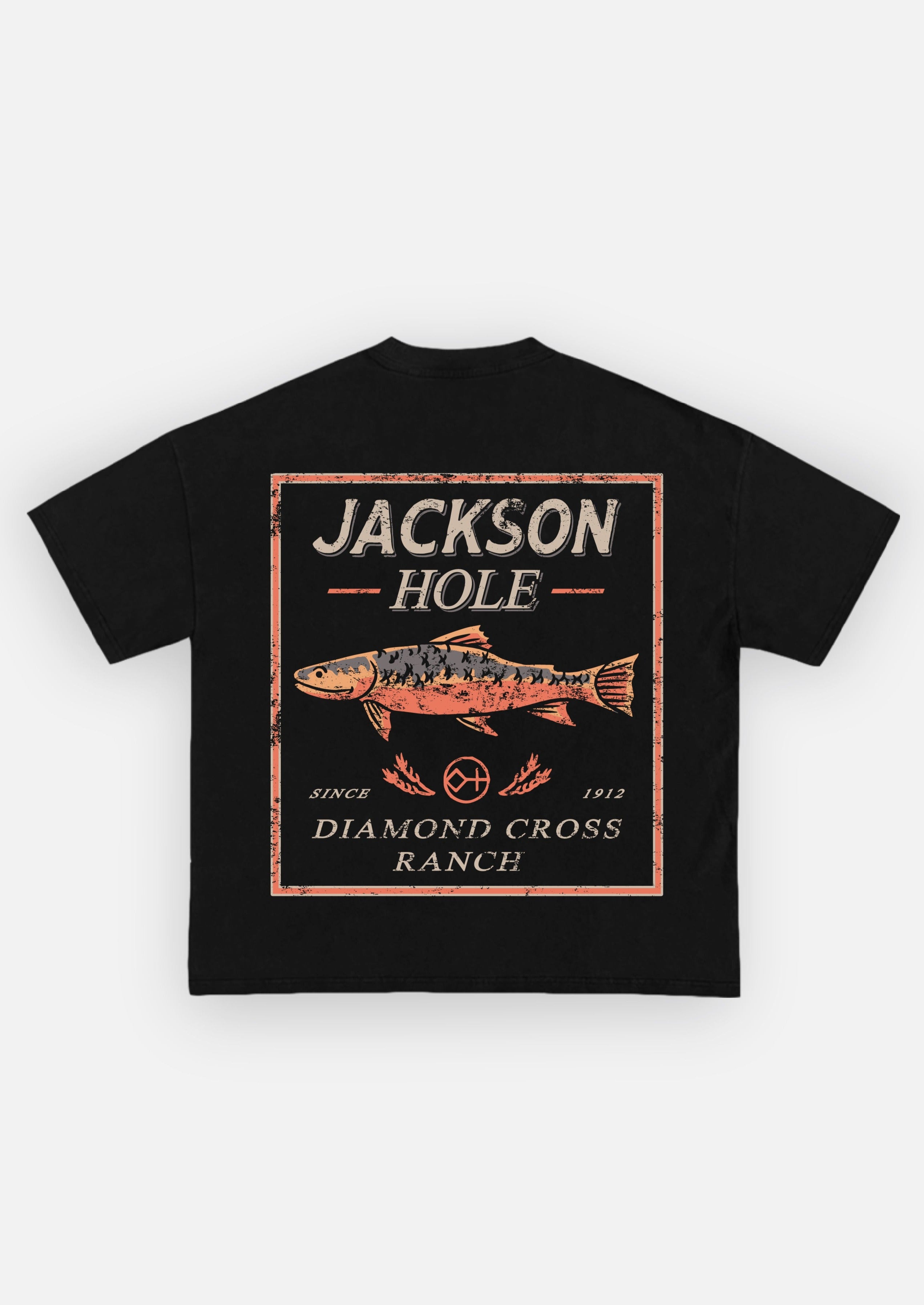 Diamond Cross Ranch Jackson Hole Fishin T-Shirt 