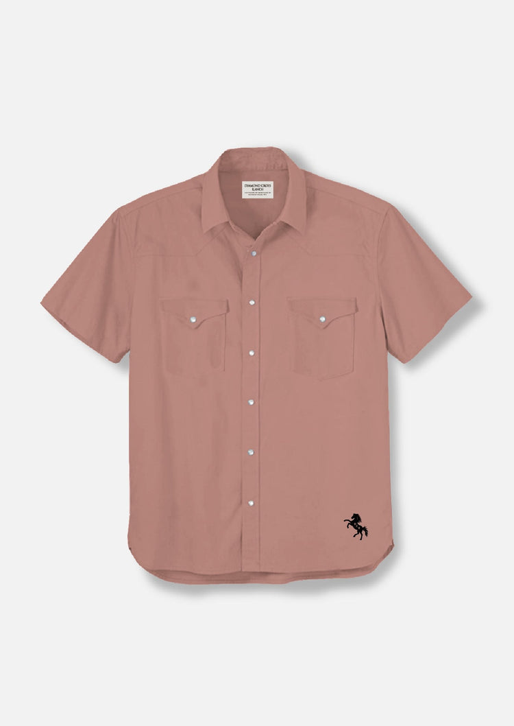 Diamond Cross Ranch Short Sleeve Cowboy Shirt