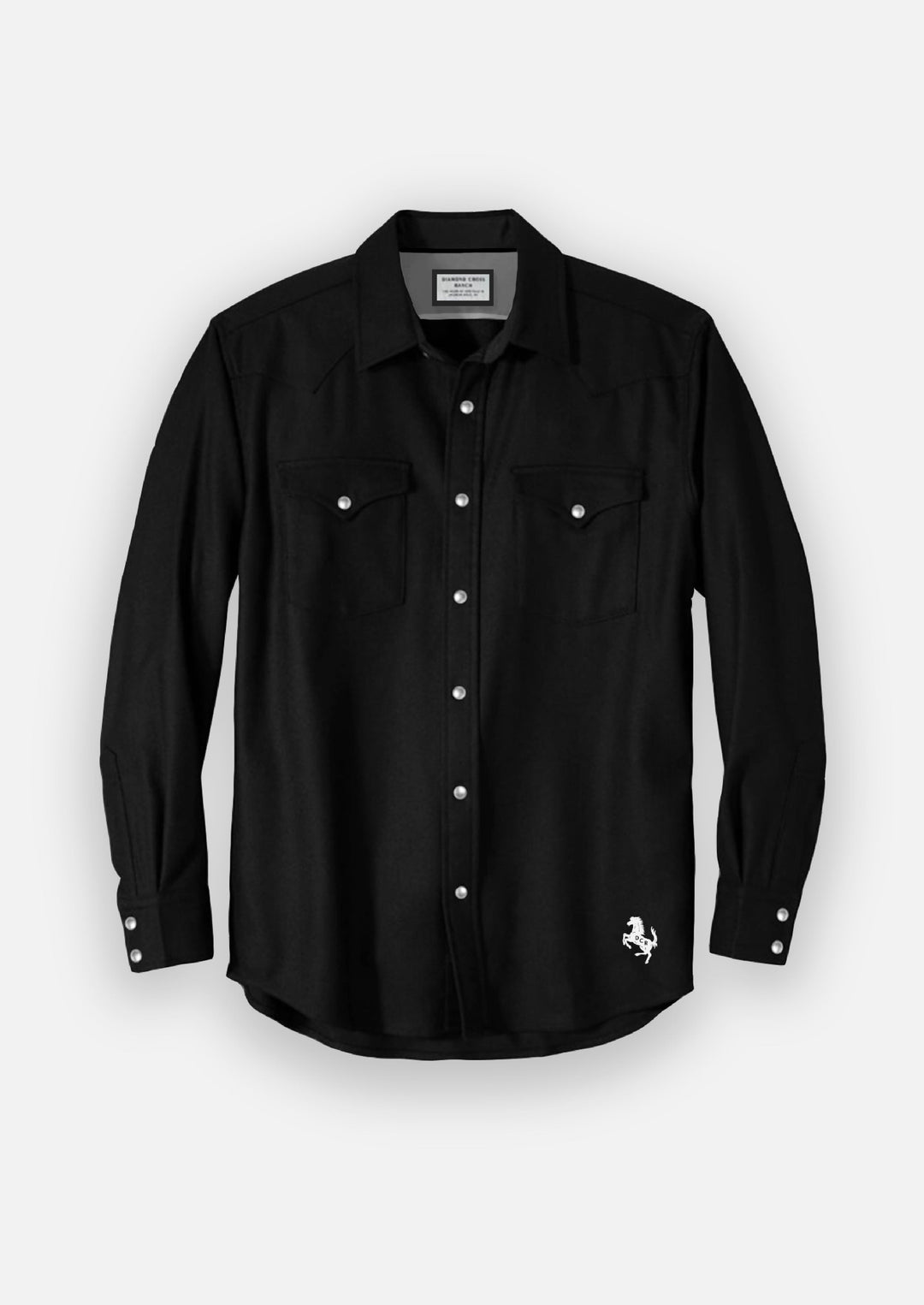 Diamond Cross Ranch Wyoming Black Cowboy Shirt