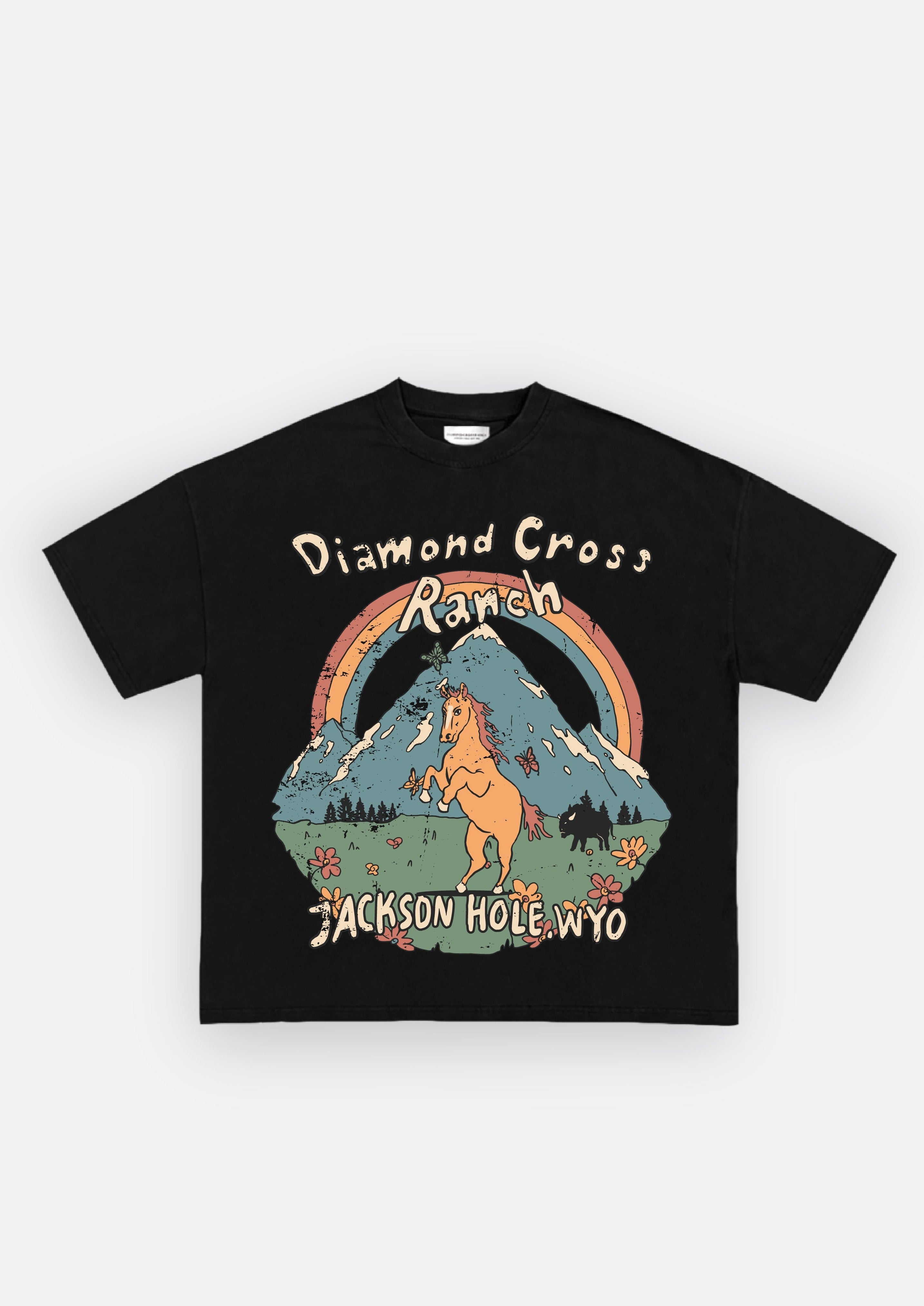 Diamond Cross Ranch Mountain Horse T-Shirt