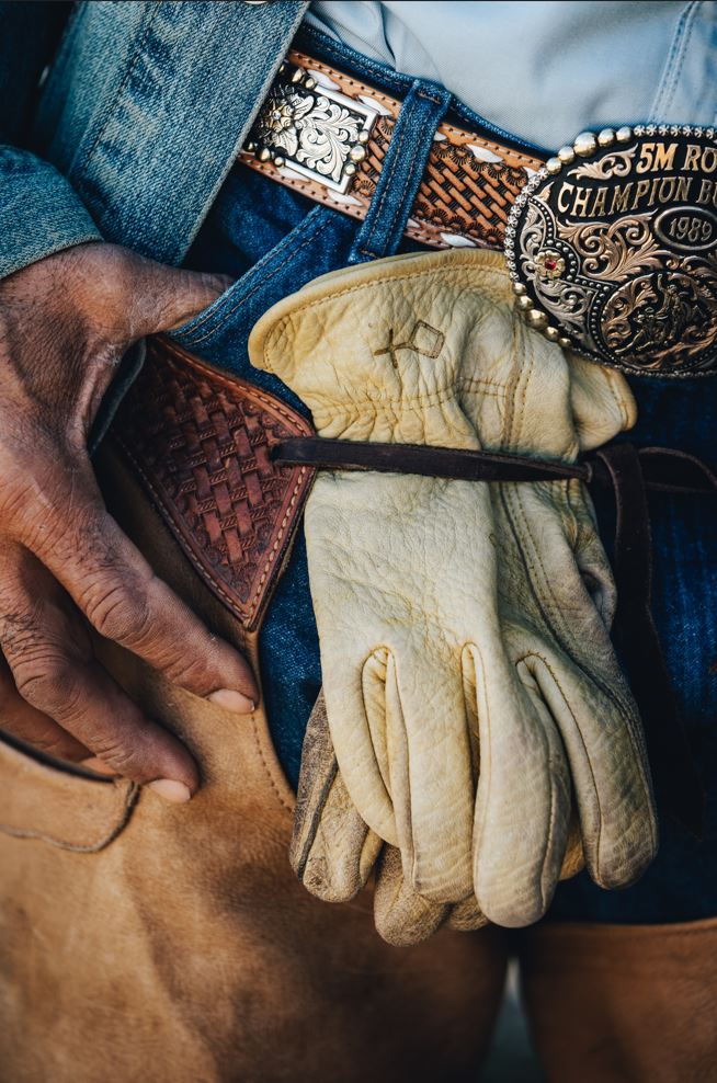 cowboy handschuhe Deerskin Gloves XL by Diamond Cross Ranch